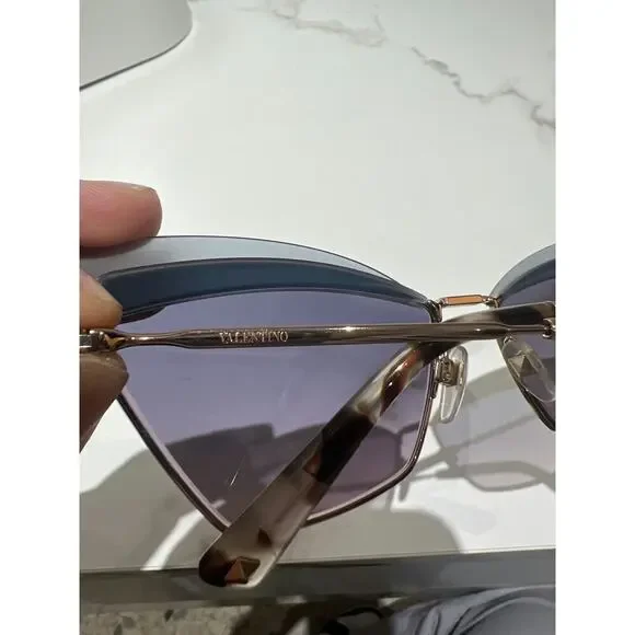 Valentino Women's Cat Eye Sunglasses in Tortoiseshell and Gold